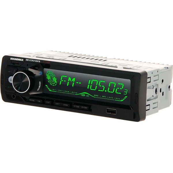 Soundmax SM-CCR3189FB — 1DIN, без дисплея