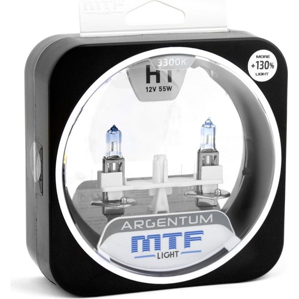 MTF-Light Argentum H1 +130% — галоген