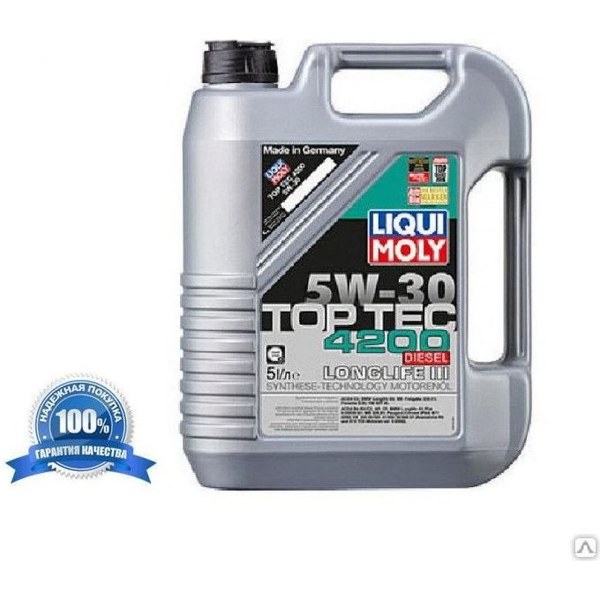 Liqui Moly Top Tec 4200 5W-30 — синтетика (Low-SAPS)