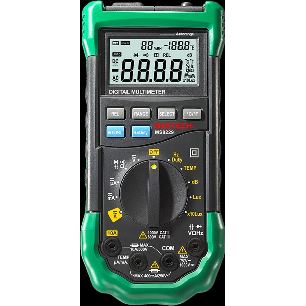 Mastech MS8229 — цифровой 5-в-1, True RMS нет