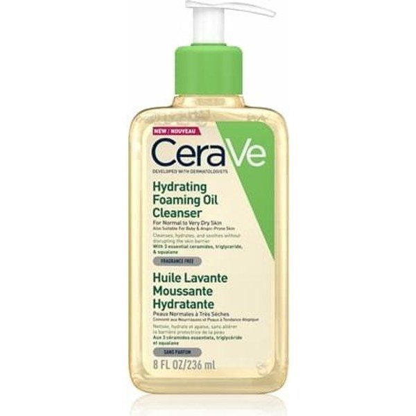 CeraVe Hydrating Foaming Oil Cleanser — масло-пенка