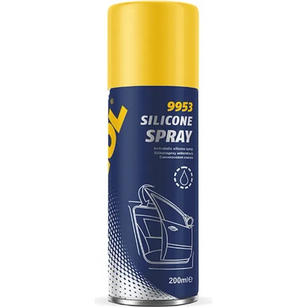 Mannol Silicone Spray 9963 — аэрозольный спрей, универсальный